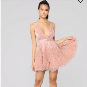 Pink floral fashionova dress